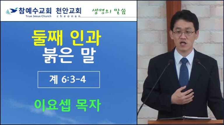 둘째 인과 붉은 말 (계 6:3-4)