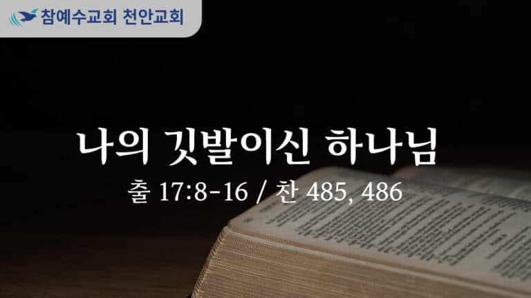 나의 깃발이신 하나님 (출 17:8-16)