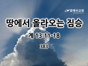 땅에서 올라오는 짐승 (계 13:11-18)