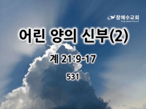 어린 양의 신부(2) (계 21:9-17)