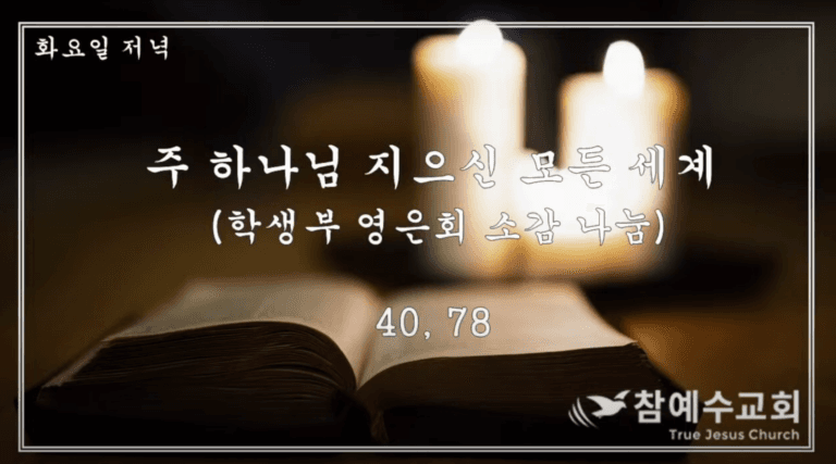 [성도간증] 2024년 하계학생부영은회 소감나눔