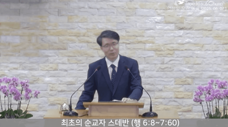 [복음메시지] 최초의 순교자 스데반 (사도행전 6:8~7:60)