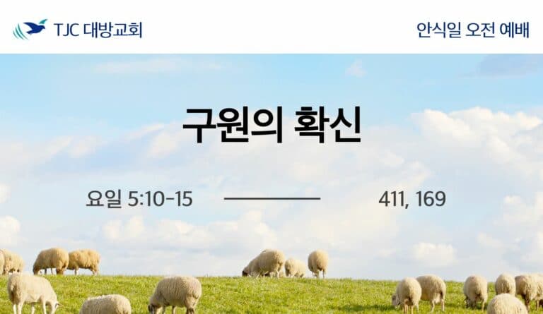 구원의 확신 (요일 5:10-15)